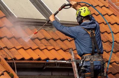 Démoussage et hydrofuge de toiture à Lombreuil